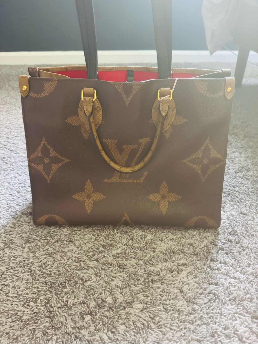Louis Vuitton On the Go Reverse Monogram MM Tote